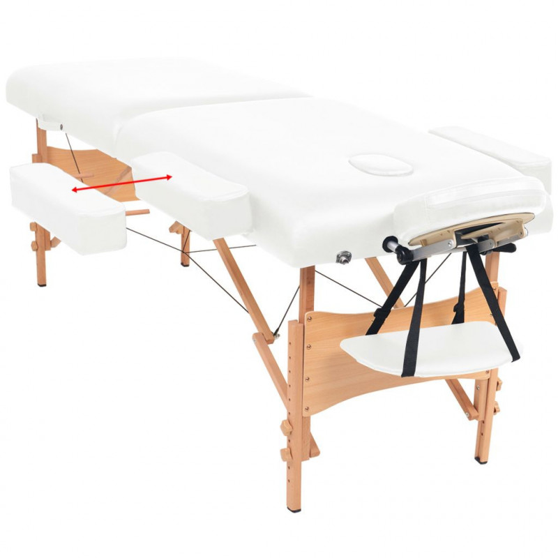 Habitium Vidaxl Table De Massage Pliable à 2 Zones 10 Cm Dépaisseur